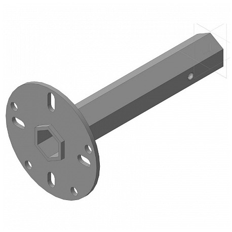 Ступица колеса мотоблока шестигранник универсальный фланец